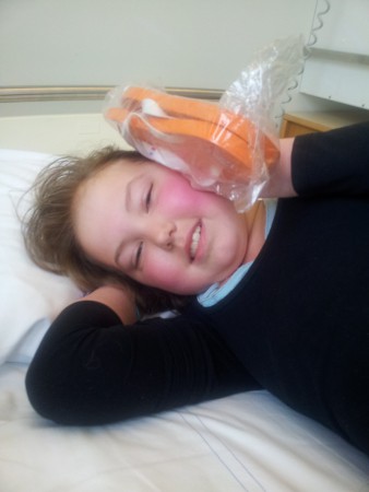 Na de ruggenprik een kadootje uitgezocht